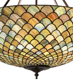 24"W Fishscale Inverted Pendant