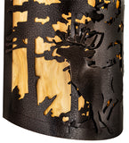 12"W Tall Pines Deer Wall Sconce