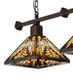48"L Nuevo Mission 3 Lt Island Pendant