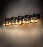 48"W Winter Pine 5 Lt Vanity Light