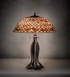 30"H Fishscale Table Lamp