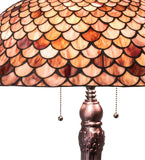 31"H Fishscale Table Lamp