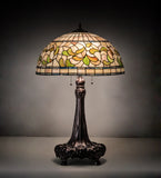 31"H Tiffany Turning Leaf Table Lamp