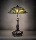 31"H Tiffany Fishscale Table Lamp