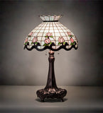 33"H Roseborder Table Lamp