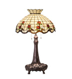 33"H Roseborder Table Lamp