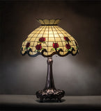 33"H Roseborder Table Lamp