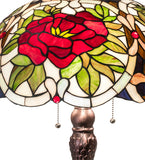 31"H Renaissance Rose Table Lamp