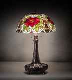 31"H Renaissance Rose Table Lamp
