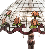 33"H Roseborder Table Lamp