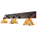 36"W Delta Jadestone 3 Lt Vanity Light