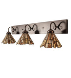 36"W Delta Jadestone 3 Lt Vanity Light