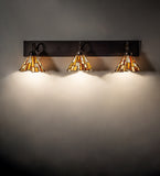 36"W Delta Jadestone 3 Lt Vanity Light