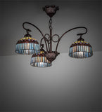 28"W Candice 3 Lt Chandelier
