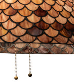 24"W Tiffany Fishscale Pendant
