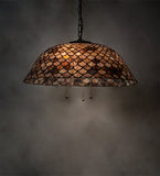 24"W Tiffany Fishscale Pendant