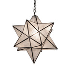 18"W Moravian Star Pendant