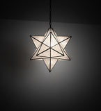18"W Moravian Star Pendant