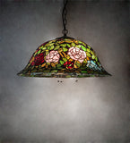 24"W Tiffany Rosebush Pendant