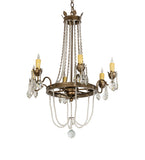 28"W Dominique Chandelier