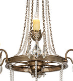 28"W Dominique Chandelier