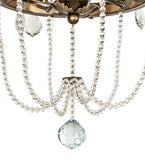 28"W Dominique Chandelier