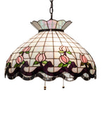20"W Roseborder Pendant