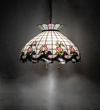 20"W Roseborder Pendant