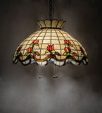 20"W Roseborder Pendant