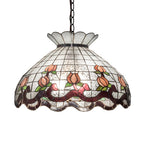 20"W Roseborder Pendant