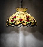 23"W  Roseborder Pendant