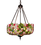 20"W Tiffany Cherry Blossom Inverted Pendant