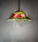 20"W Tiffany Rosebush Pendant