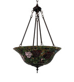 20"W Tiffany Rosebush Inverted Pendant