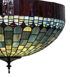 22"W Tiffany Candice Inverted Pendant