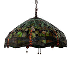 20"W Tiffany Hanginghead Dragonfly Pendant