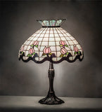 26"H Roseborder Table Lamp
