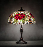 26"H Renaissance Rose Table Lamp
