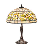 26"H Tiffany Turning Leaf Table Lamp