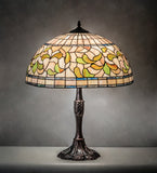 26"H Tiffany Turning Leaf Table Lamp