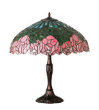 26"H Tiffany Cabbage Rose Table Lamp
