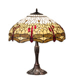 26"H Tiffany Hanginghead Dragonfly Table Lamp