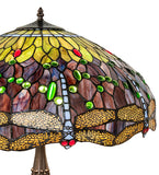 26"H Tiffany Hanginghead Dragonfly Table Lamp