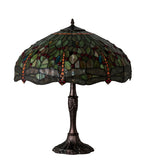 26"H Tiffany Hanginghead Dragonfly Table Lamp