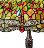 26"H Tiffany Hanginghead Dragonfly Table Lamp