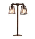 28"H X 18"W PipeDream 2 Lt Table Lamp