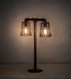 28"H X 18"W PipeDream 2 Lt Table Lamp