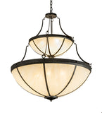 35"W Carousel Two Tier Modern Pendant