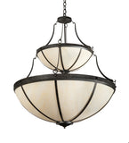 35"W Carousel Two Tier Modern Pendant