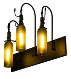 24"W Tuscan Vineyard 3 Lt Bottle Wall Sconce